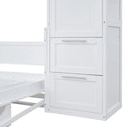 Lit escamotable Queen avec rangement