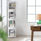 Armoire de rangement haute et étroite de 65 po, organisateur de placard de cuisine pliable à 4 niveaux, garde-manger autoportant